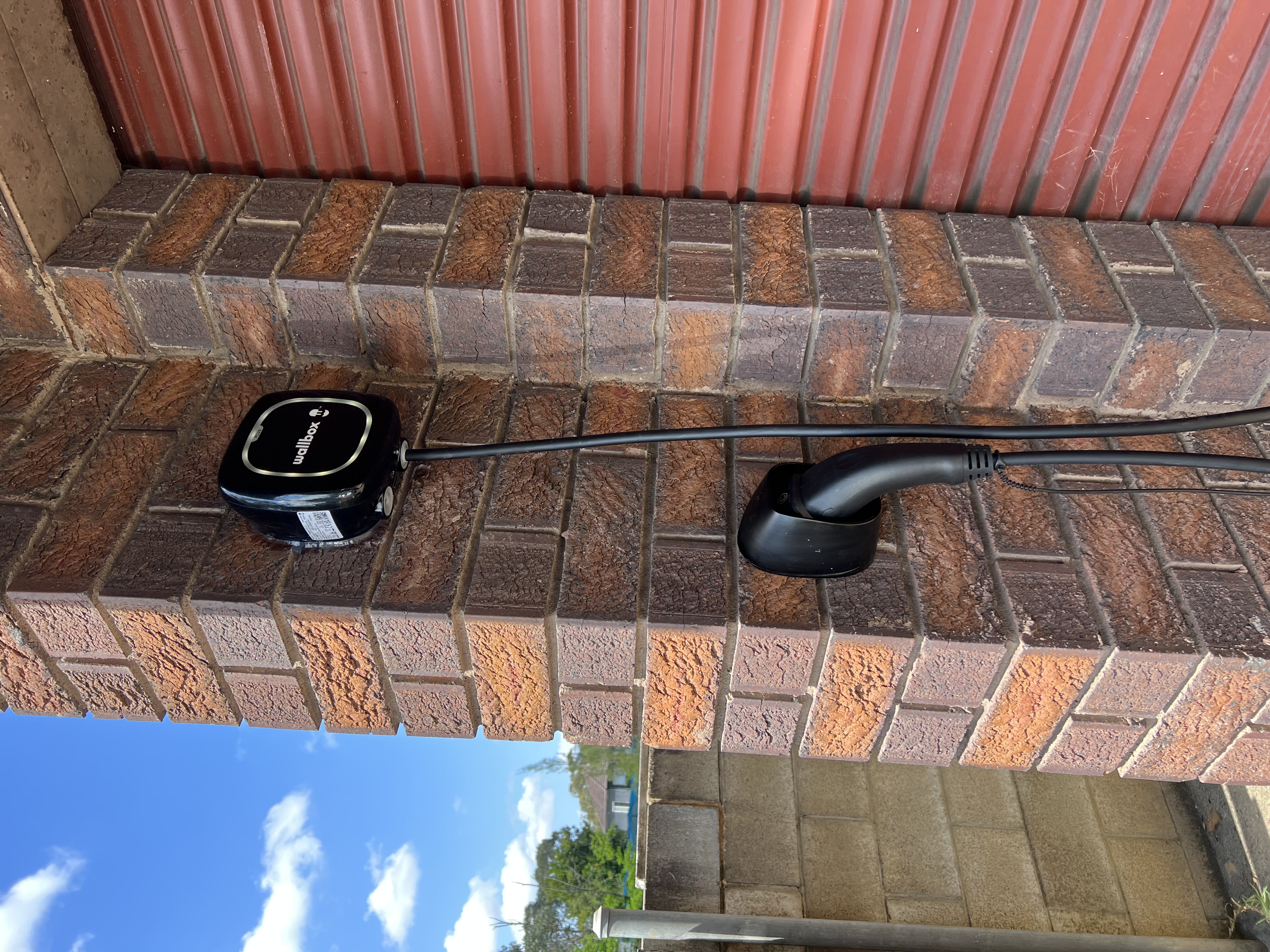 EV Charger Install - Brand new wallbox electric charger installation for an EV
